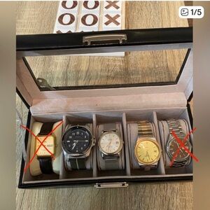 Watches collection Victorinox Titoni Swiss and Timex American